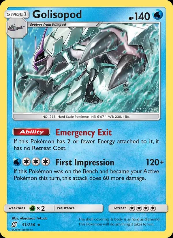 Golisopod card in English