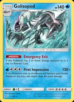 Golisopod card in English