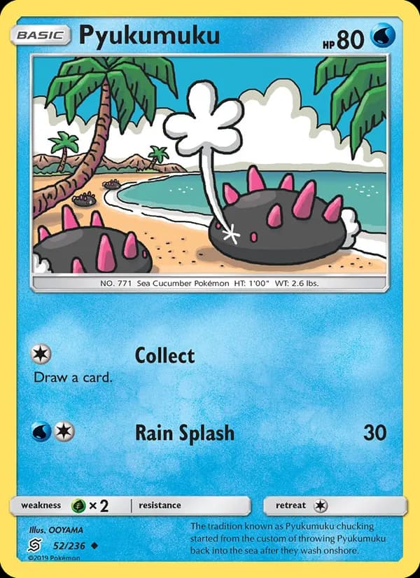 Pyukumuku card in English