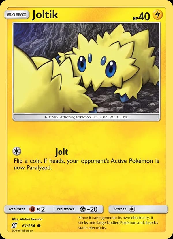 Joltik card in English