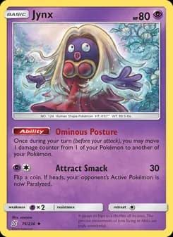 Jynx card in English