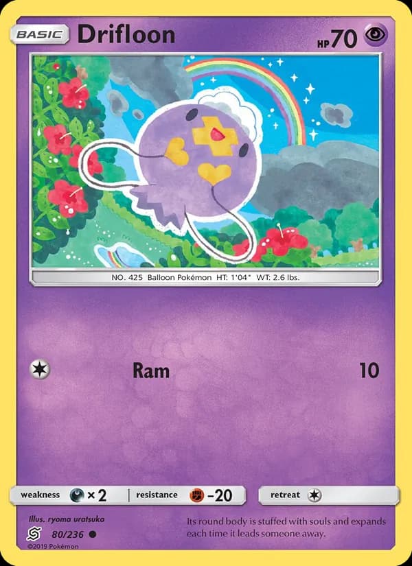 Drifloon card in English