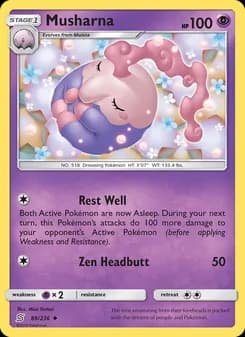 Musharna card in English