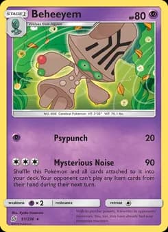 Beheeyem card in English
