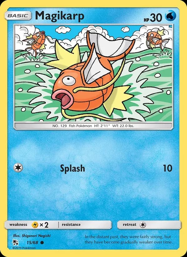 Magikarp card in English