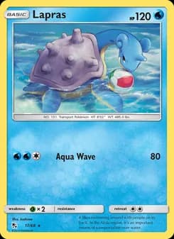 Lapras card in English
