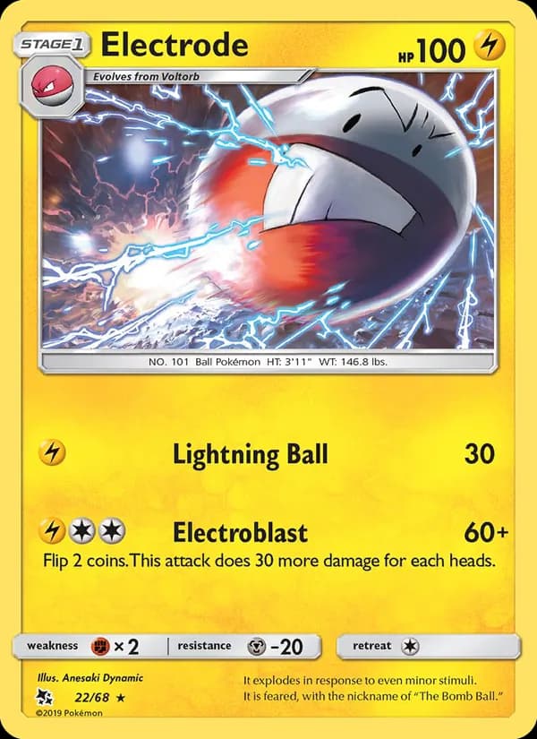 Electrode card in English