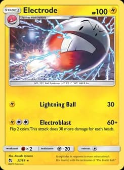 Electrode card in English