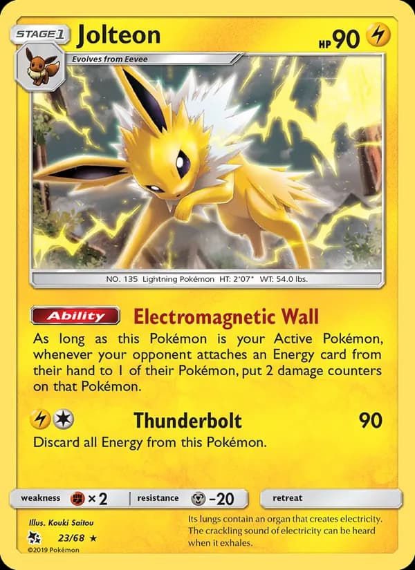 Jolteon card in English