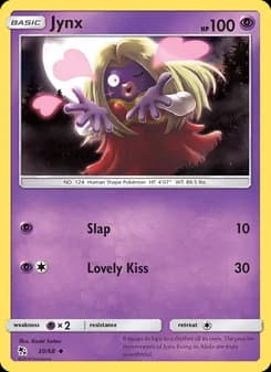 Jynx card in English
