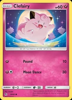 Clefairy card in English