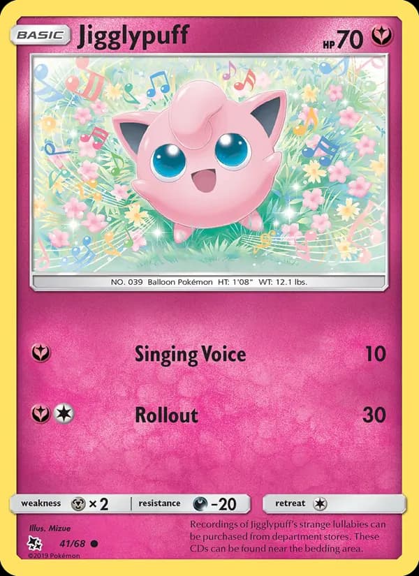 Jigglypuff card in English