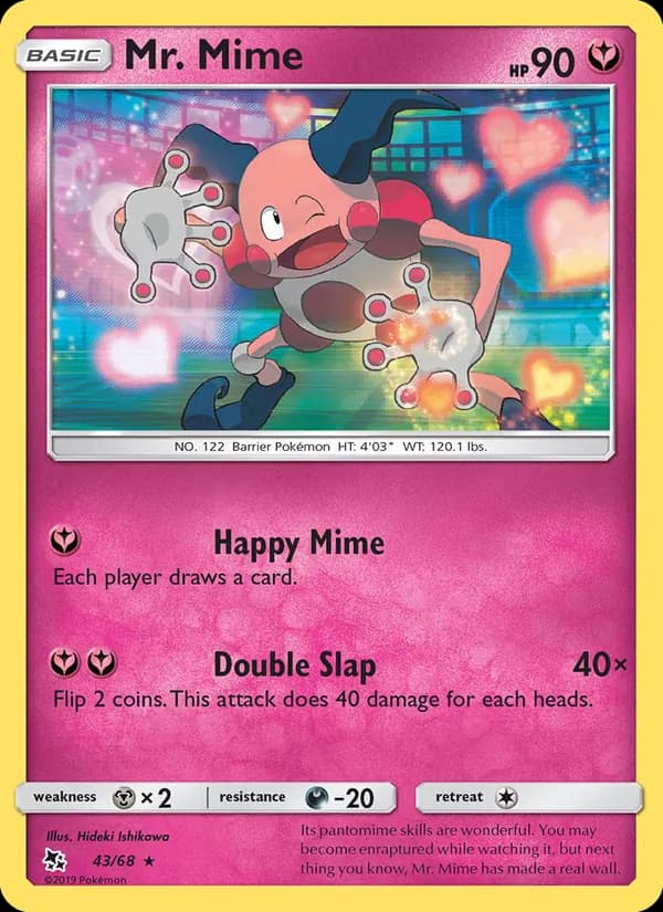 Mr. Mime card in English