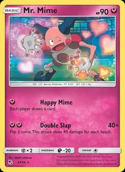 Mr. Mime card in English
