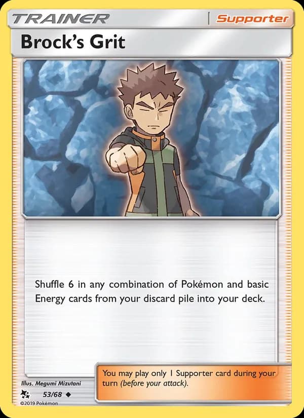 Brock’s Grit card in English
