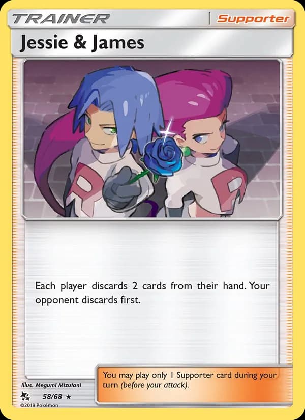 Jessie & James card in English