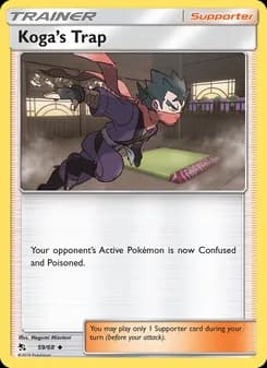 Koga’s Trap card in English