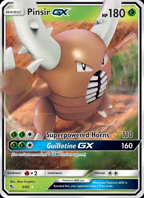 Pinsir GX card in English