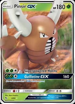 Pinsir GX card in English