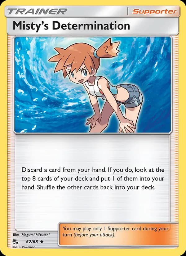 Misty’s Determination card in English