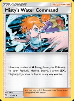 Misty’s Water Command card in English