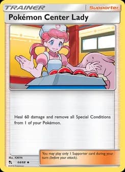 Pokémon Center Lady card in English