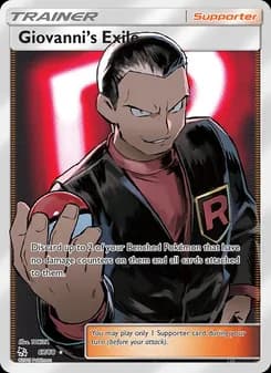 Giovanni’s Exile card in English