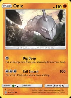 Onix card in English