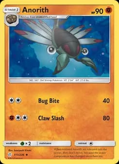 Anorith card in English
