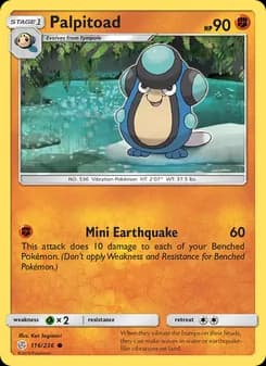 Palpitoad card in English