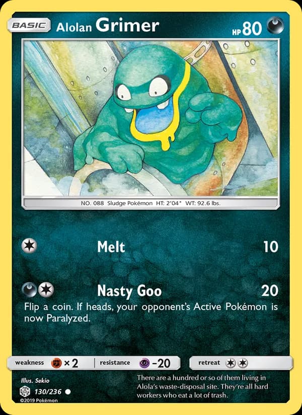 Alolan Grimer card in English