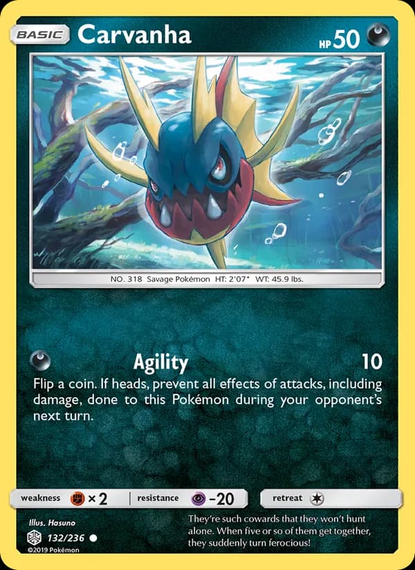 Carvanha card in English