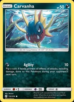 Carvanha card in English