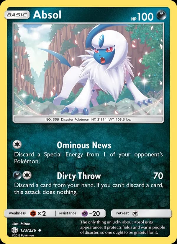 Absol card in English