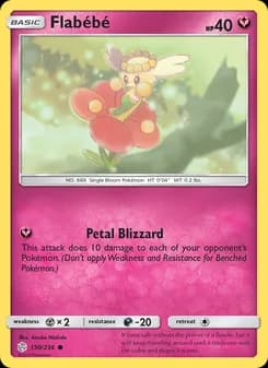 Flabébé card in English