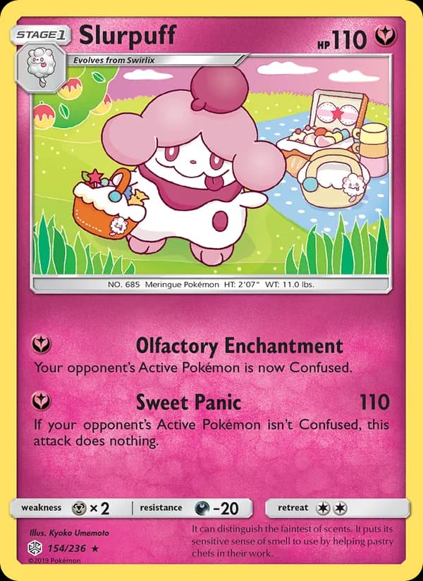 Slurpuff card in English