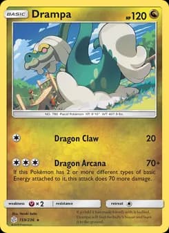 Drampa card in English
