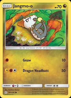 Jangmo-o card in English