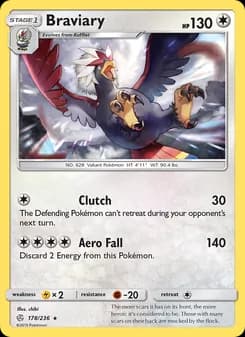 Braviary card in English