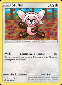 Stufful card in English