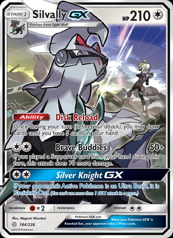 Silvally GX card in English