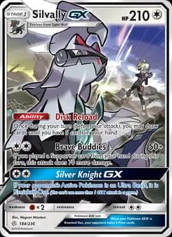 Silvally GX card in English