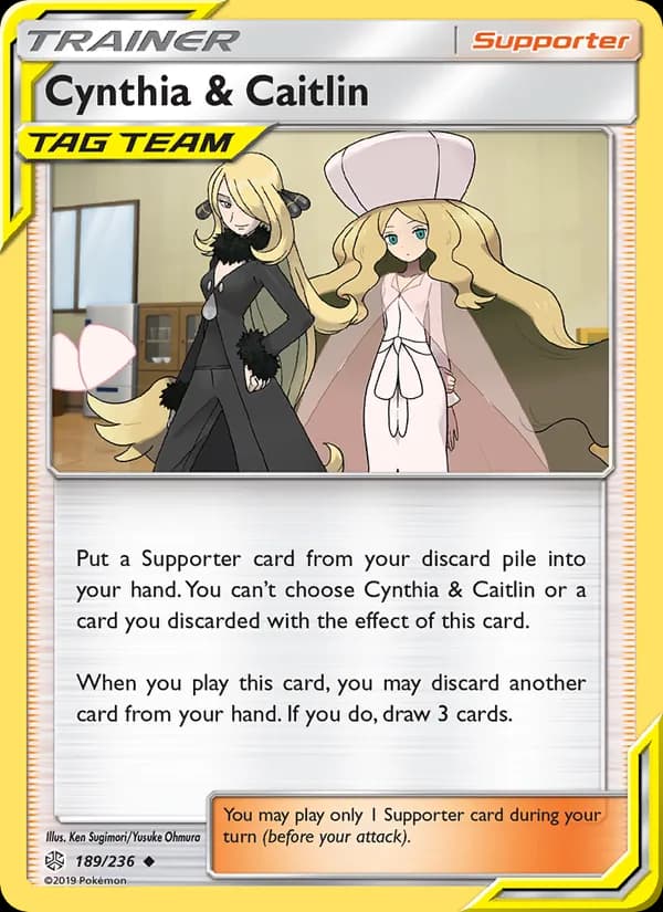 Cynthia & Caitlin card in English