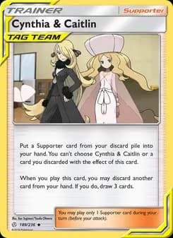 Cynthia & Caitlin card in English