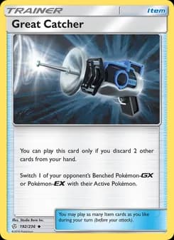 Great Catcher card in English