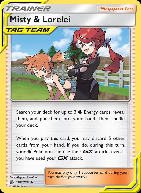 Misty & Lorelei card in English