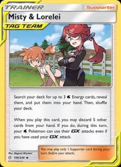 Misty & Lorelei card in English