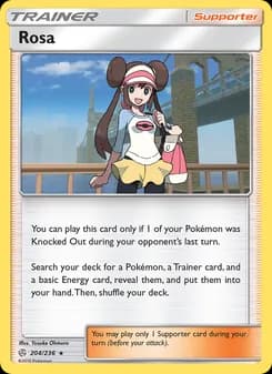 Rosa card in English