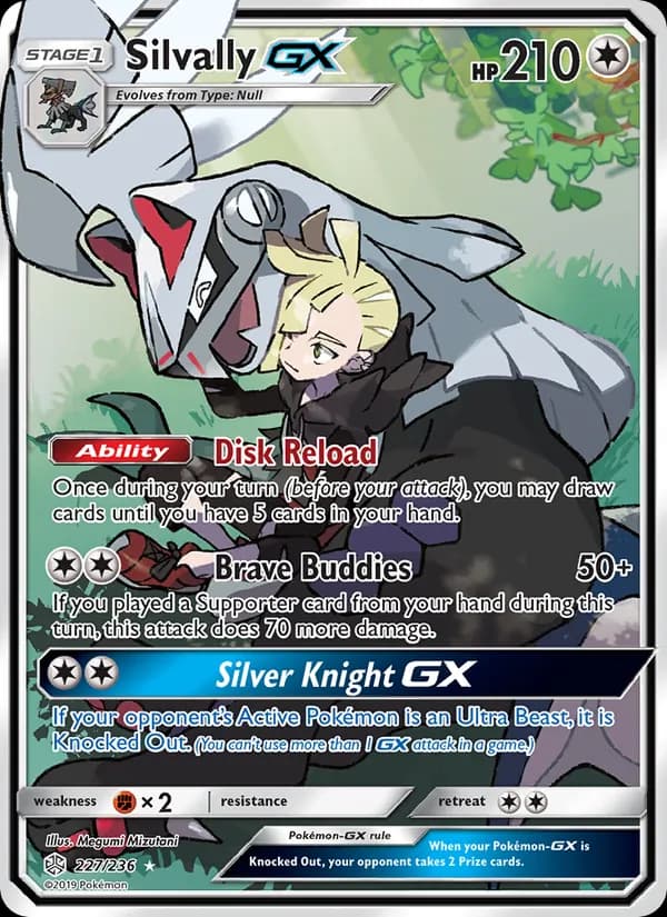 Silvally GX card in English