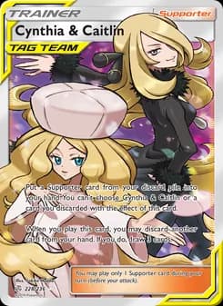 Cynthia & Caitlin card in English